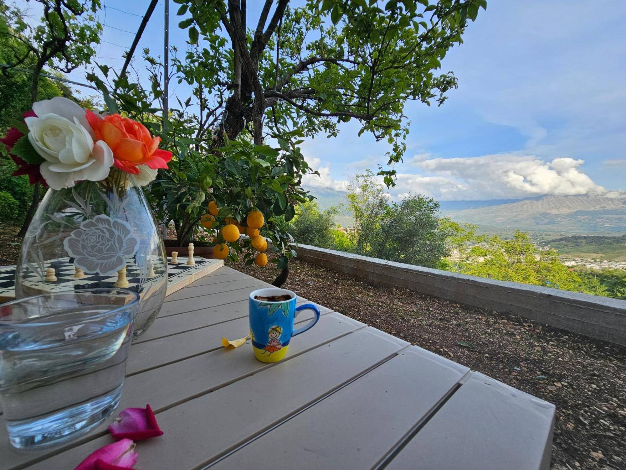 Lemon Garden Apartment-Hot Tub Jacuzzi Gjirokastër Exterior foto